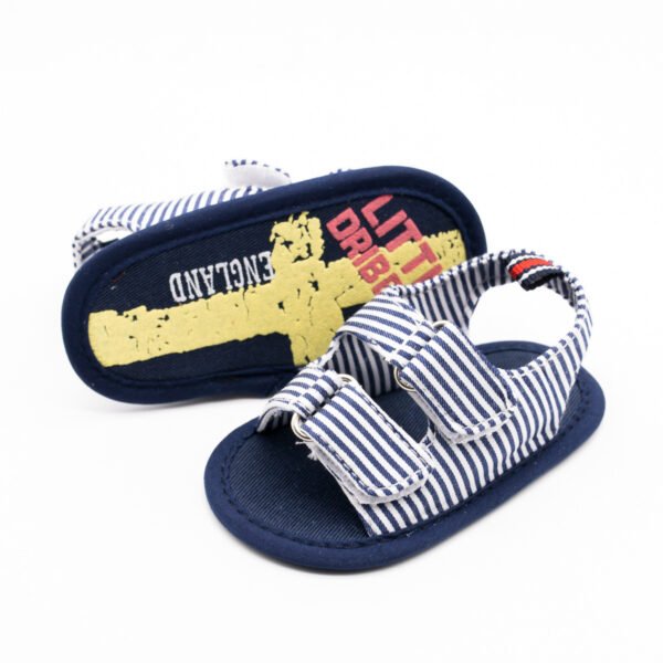 Striped Baby Sandals. - Image 2