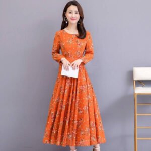 Women's Elegant Floral Dress