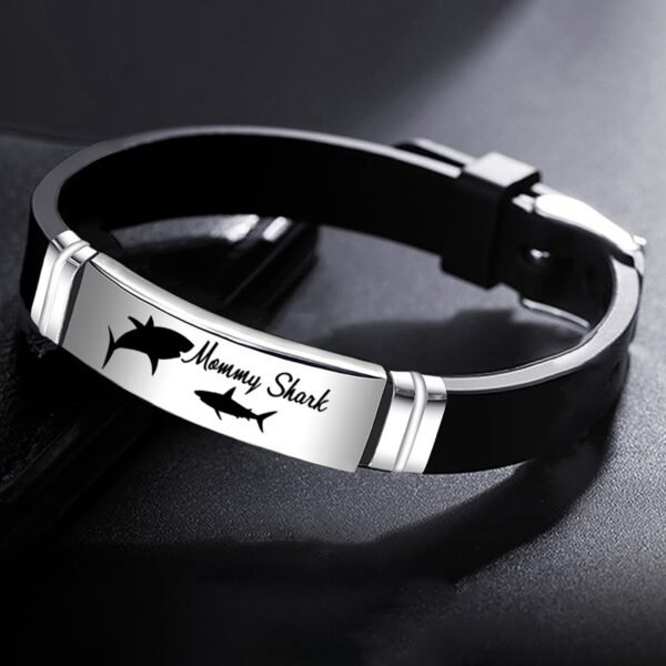 Stainless Steel Silicone Bracelet - Image 3