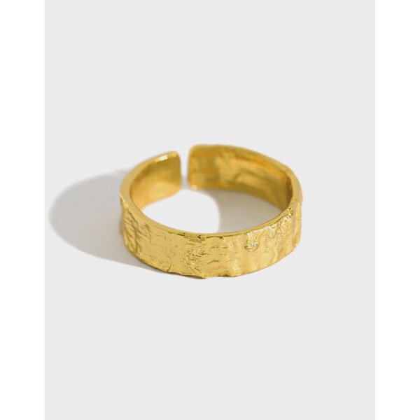 Sterling Irregular Pattern Ring - Image 4