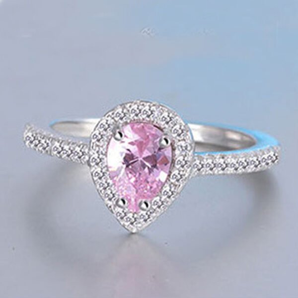 Pink diamond ring