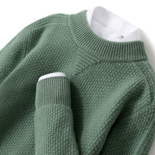 Rhombus Cashmere Sweater - Image 4