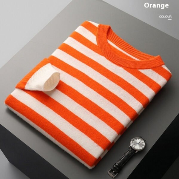 Striped Color Sweater - Image 6