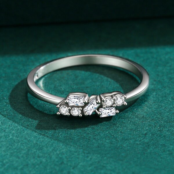 Sterling Silver Row Ring - Image 3