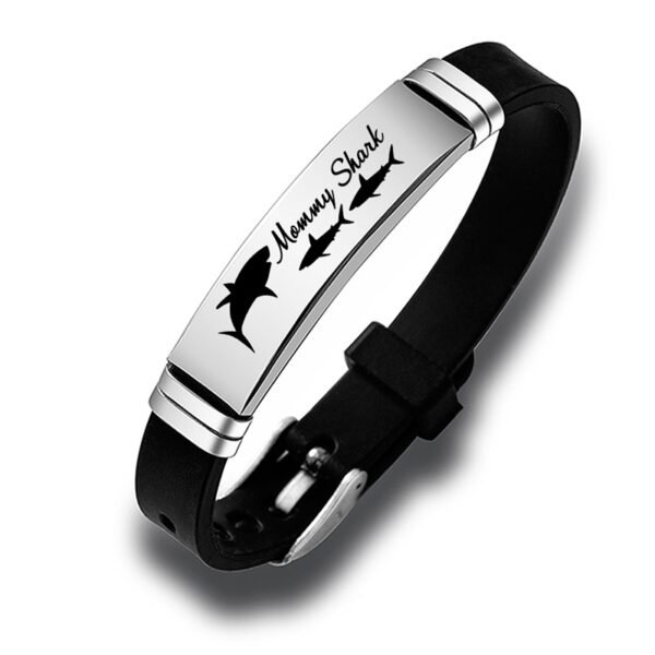 Stainless Steel Silicone Bracelet - Image 9