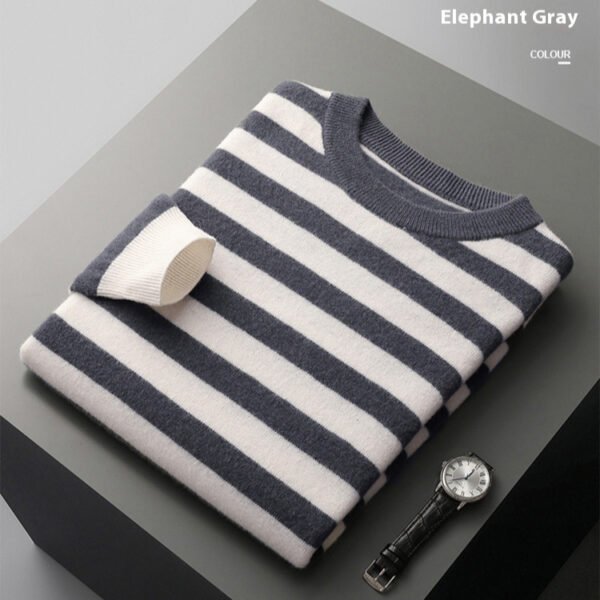 Striped Color Sweater - Image 5