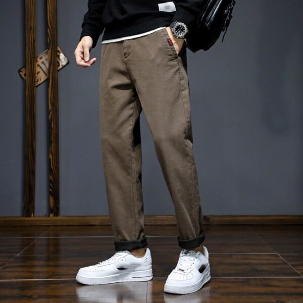 Straight Slim Fit All-matching Long Pants - Image 7