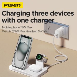 Multi-functional 3-in-1 Wireless Charger