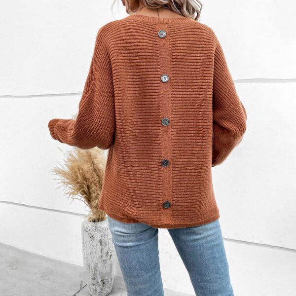 Back Button Sweater - Image 3