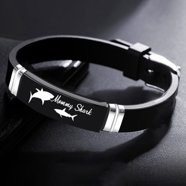 Stainless Steel Silicone Bracelet - Image 10