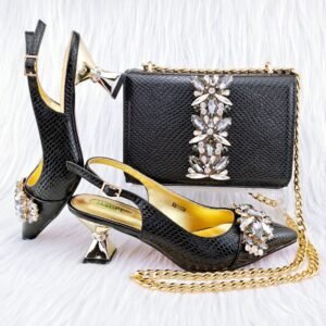 French Shoes Hand Bag Set